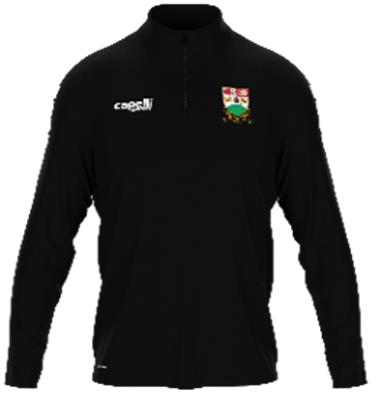 Barnet FC Core 1/4 Zip Training Top Black Photo